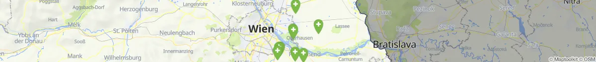 Kartenansicht für Apotheken-Notdienste in der Nähe von Groß-Enzersdorf (Gänserndorf, Niederösterreich)